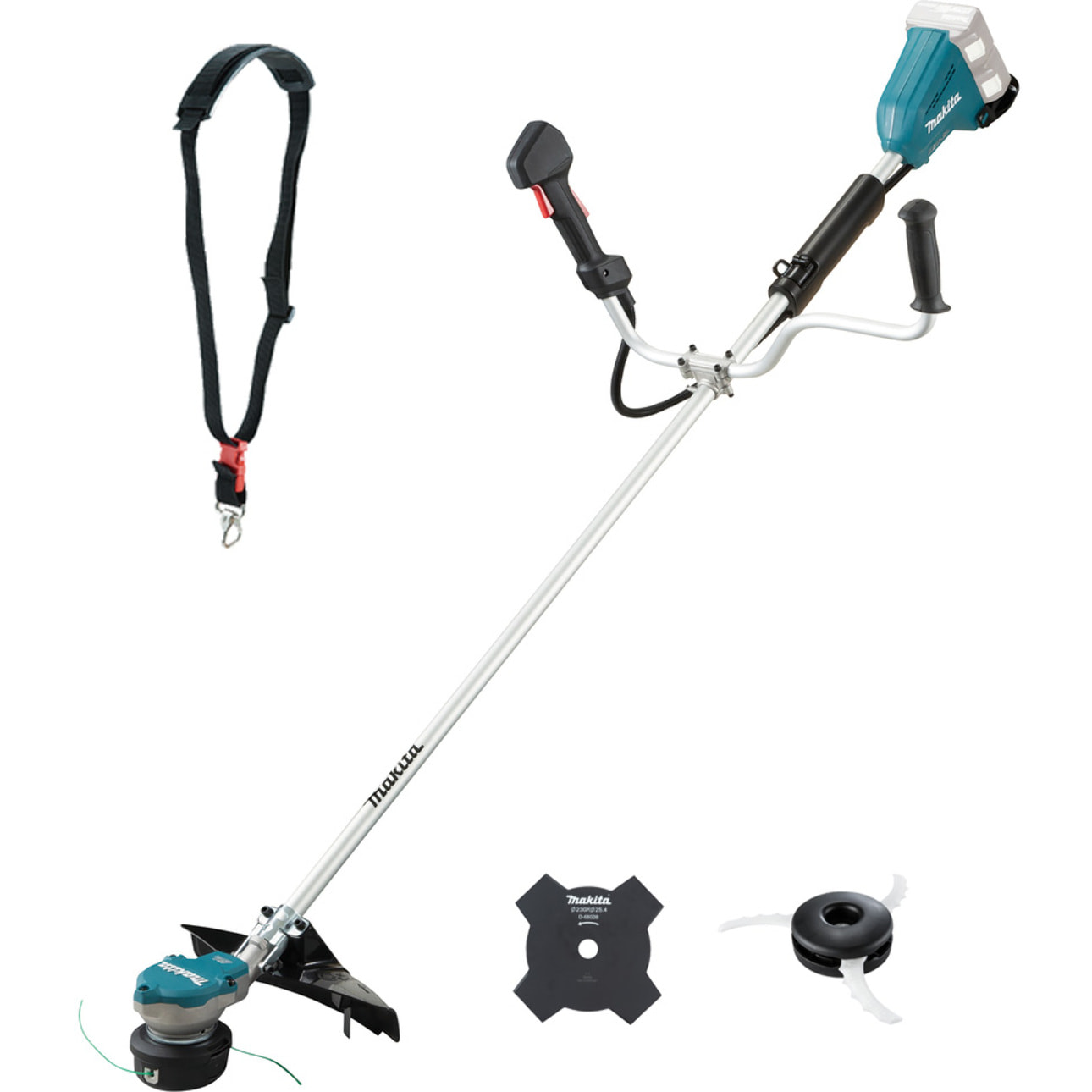 Coupe-herbe 36V (2X18V) LXT - Makita - sans batterie, ni chargeur + accessoires - DUR368AZ