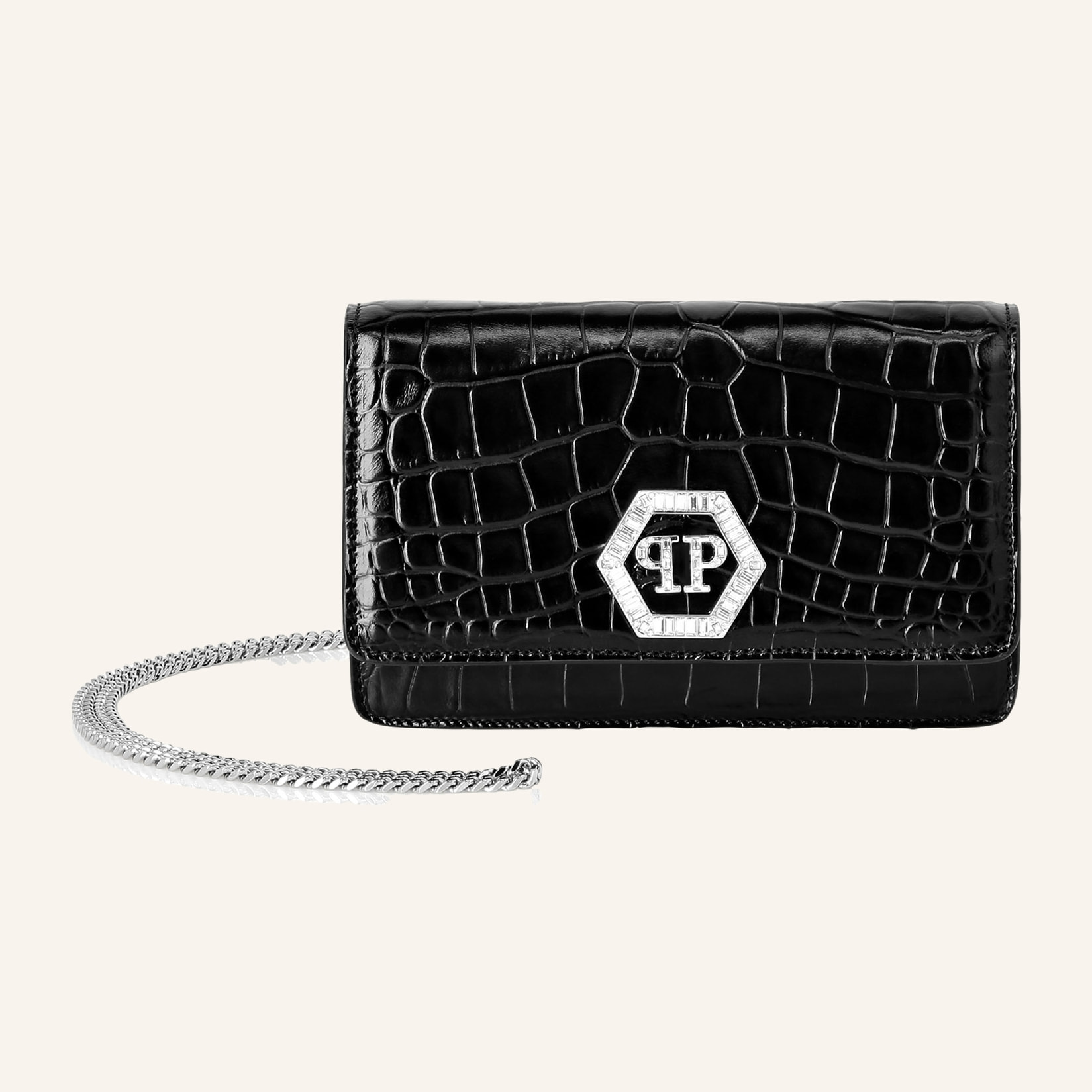 PHILIPP PLEIN Flap Bag HEXAGON