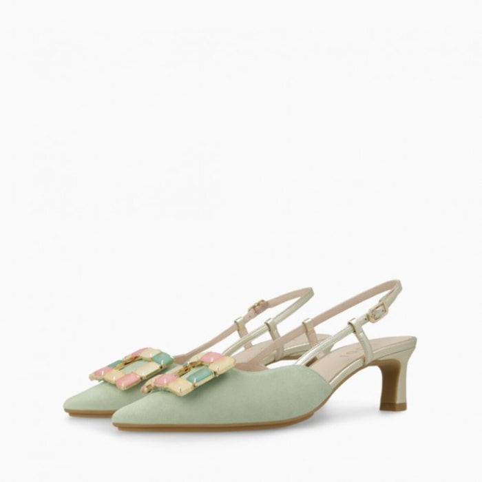 ZAPATOS DE SALÓN VERDES CHIMANE