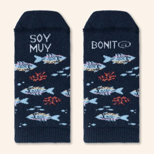 Mini calcetines "Soy muy bonit@" talla 31-34