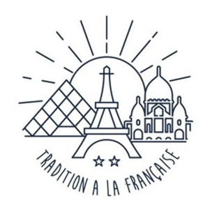 Rideau de douche Français Polyester 180x200cm TRADITION Bleu & Blanc MSV