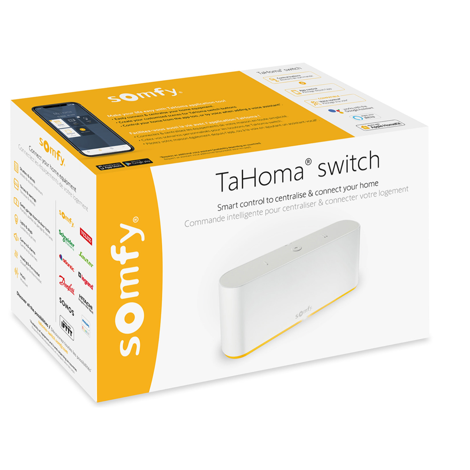 TaHoma switch - Commande intelligente pour centraliser et connecter votre logement