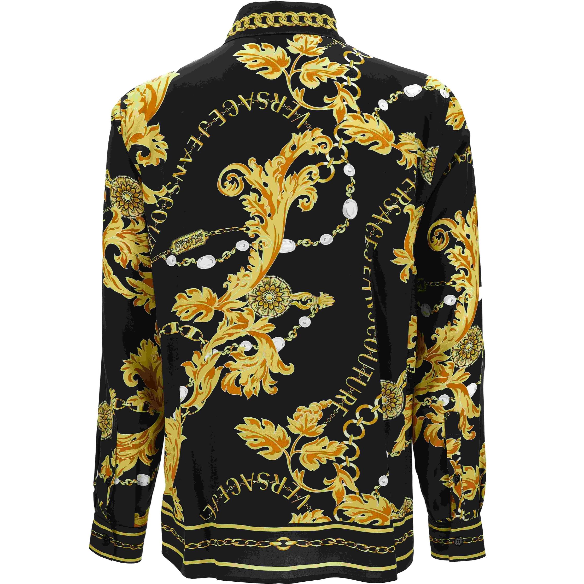 Versace Jeans Couture Camisa de manga larga de Versace Jeans Couture con estampado barroco.