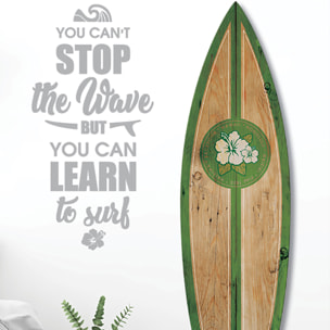 Planche de surf décorative good wave Tableau alu Dibond
