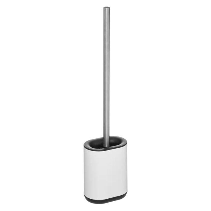 Brosse WC métal Blanc Siliflex