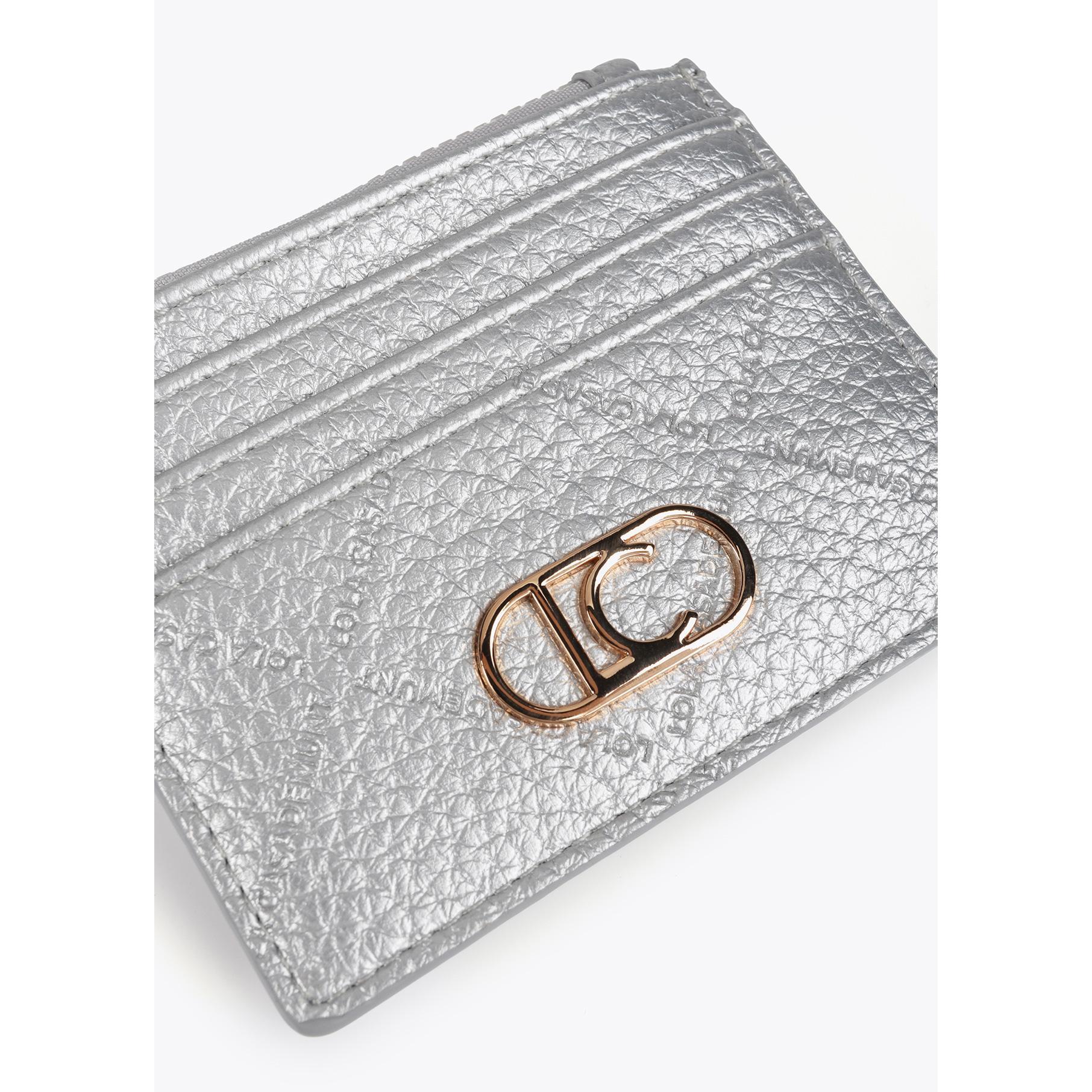 Portatessere monogramma a rombi