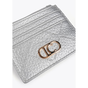 Portatessere monogramma a rombi