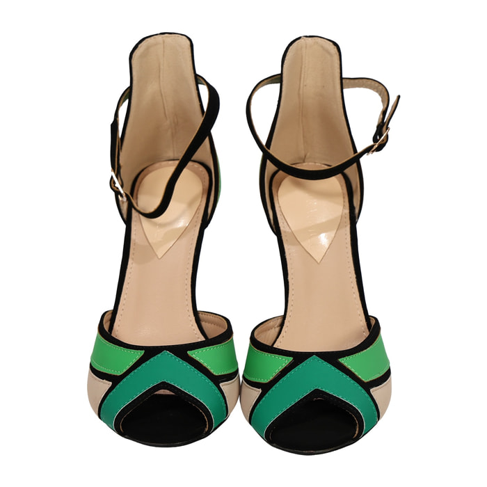 Decolletè con cinturino alla caviglia - tacco 8,5 cm