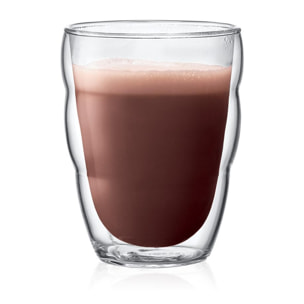 PILATUS: Set 6 verres, double paroi, 0.35 l 0.35 L