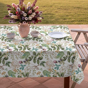 Mantel antimanchas Botanic - 100% algodón -
