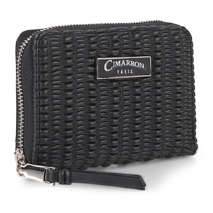 Monedero Sintetico Mujer Cimarron Waverly Negro