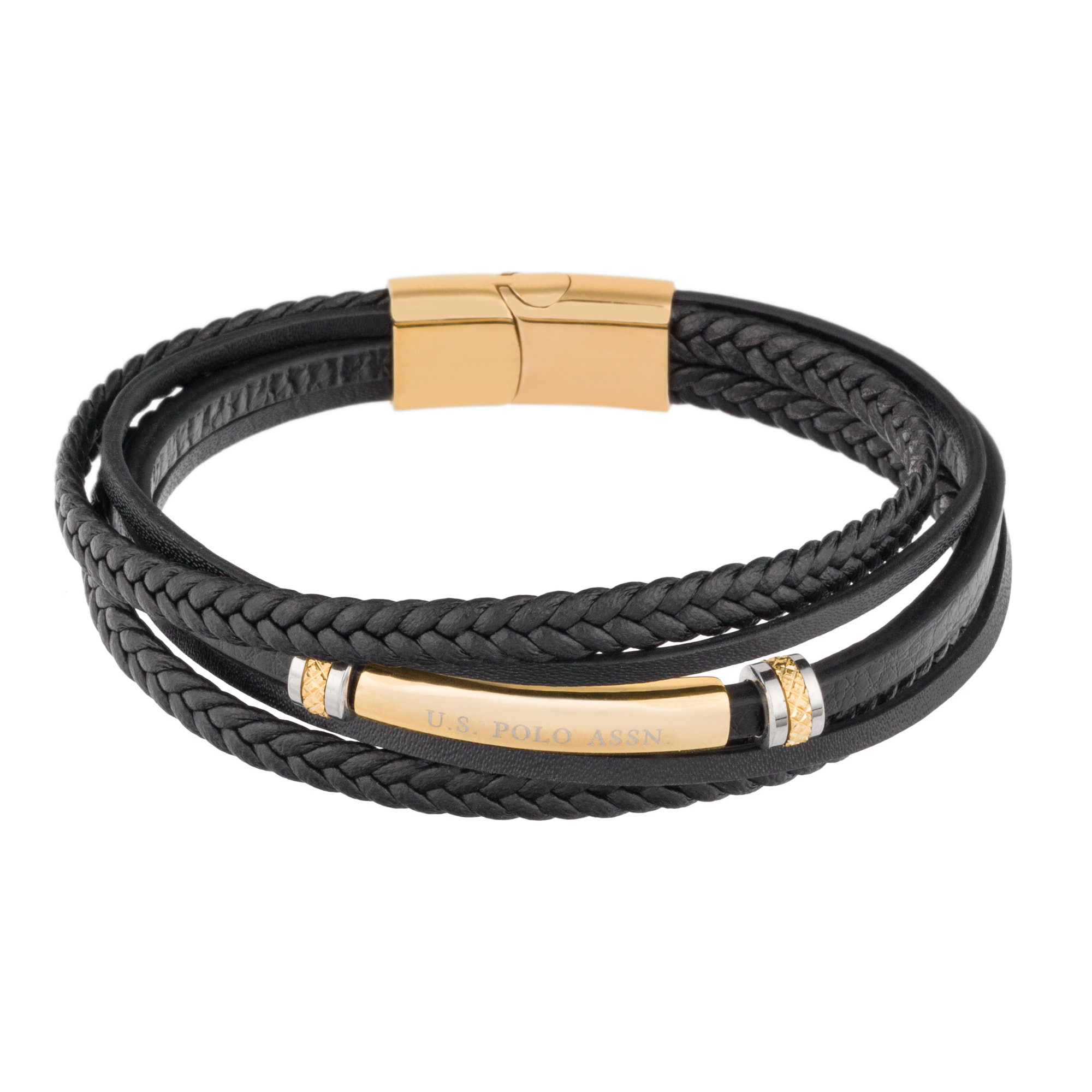 Bracciale U.S. Polo Assn. In pelle