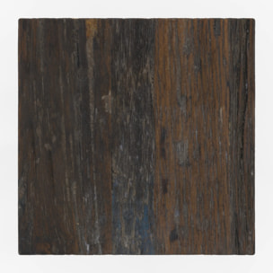 Petite table d'appoint en bois et métal - Shanghai