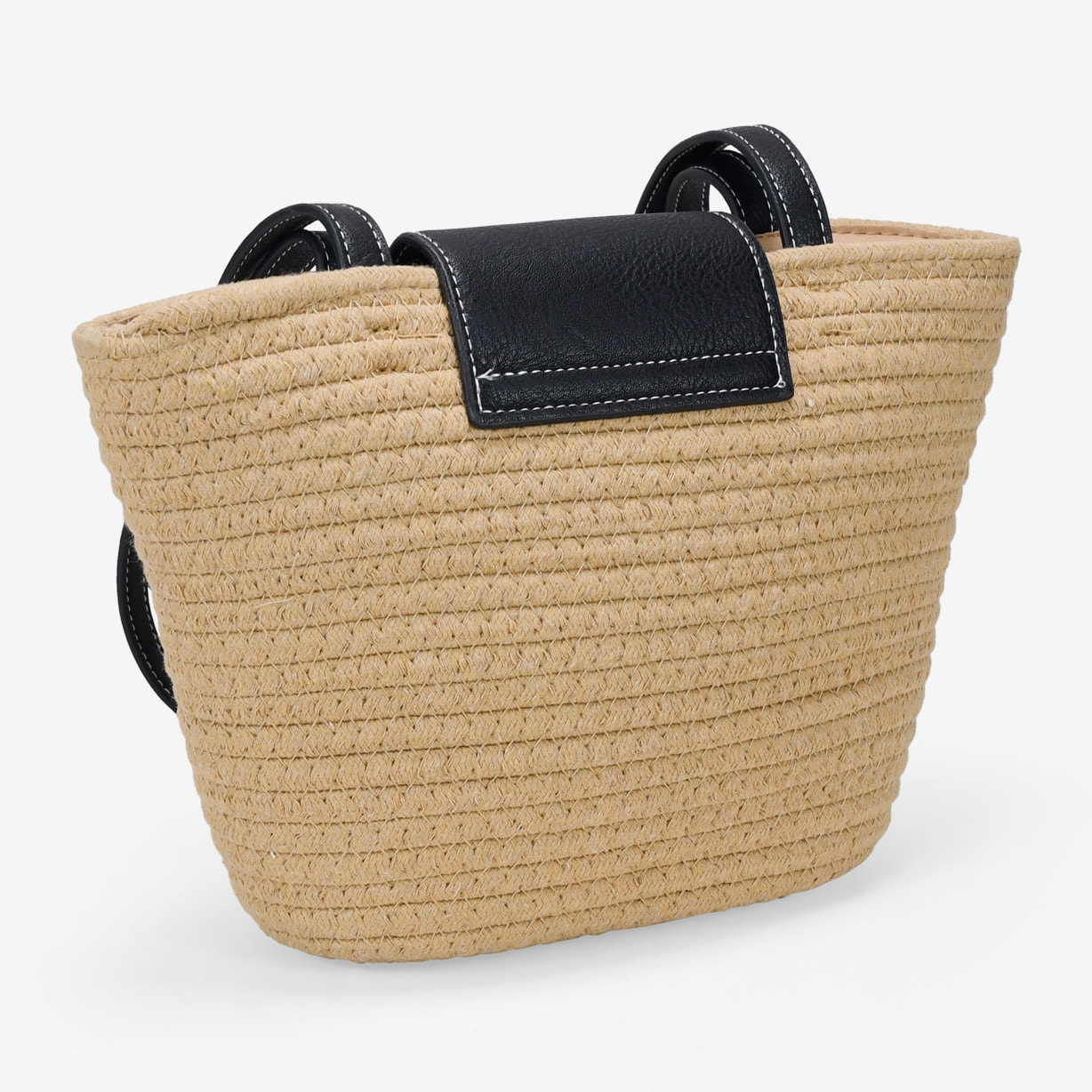 Bolso de hombro tostado con solapa