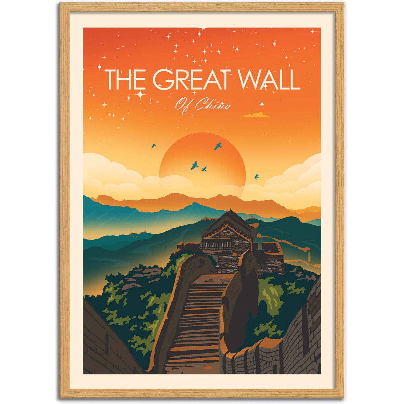 Affiche - The great Wall of China - Studio Inception