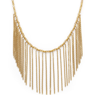 Collana Zafira Champagne  Acciao Placcato Oro