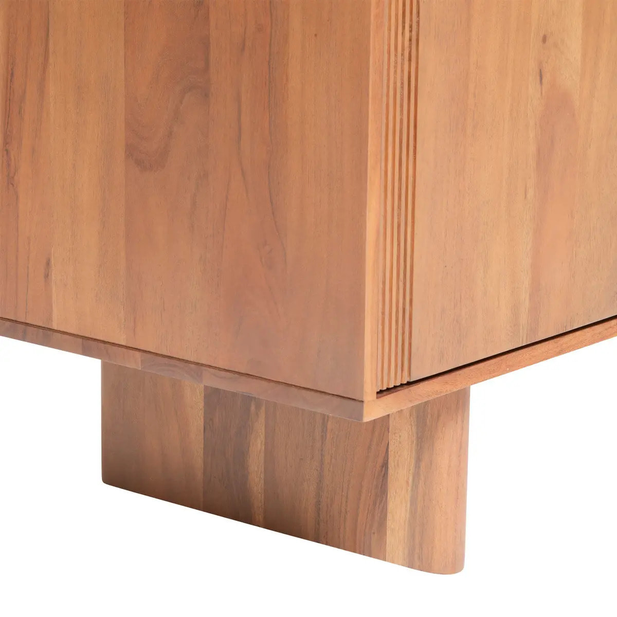 Buffet 3 portes "Nanda" acacia marron 150x90,5cm