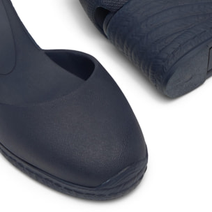 Alpargatas de cuña de mujer Careen en goma eva natural y sostenible con cierre de cintas