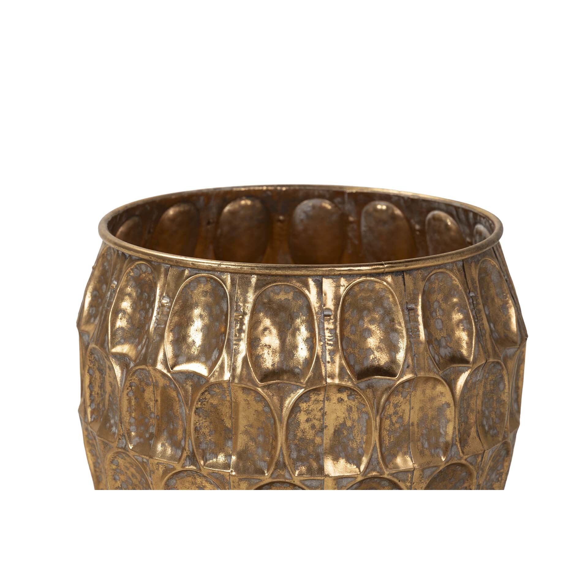 Set 3 Maceteros Metal 38x38x37 30x30x29 23x23x24 Cm