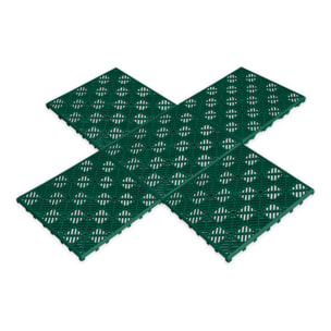 Caillebotis vert - Lot de 5