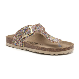 SANDALIA BABUNKERS DORADO