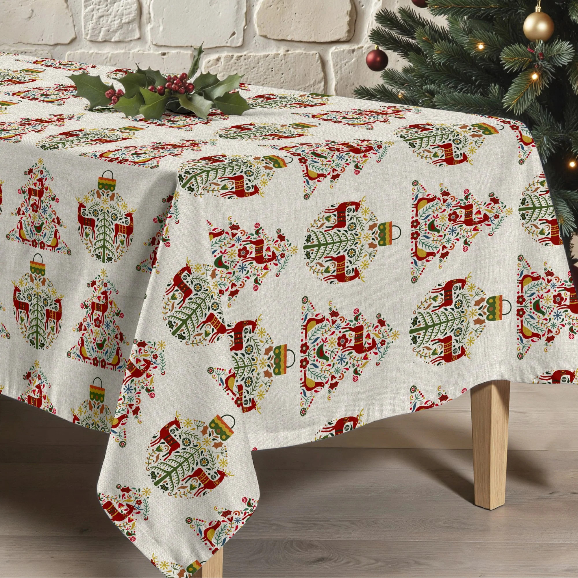 Nappe en résine Anti-tâches Merry Christmas 71