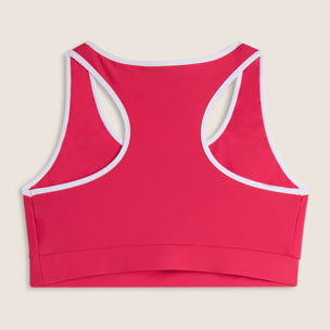 Reggiseno Sportivo con Supporto Medio e bordature a contrasto