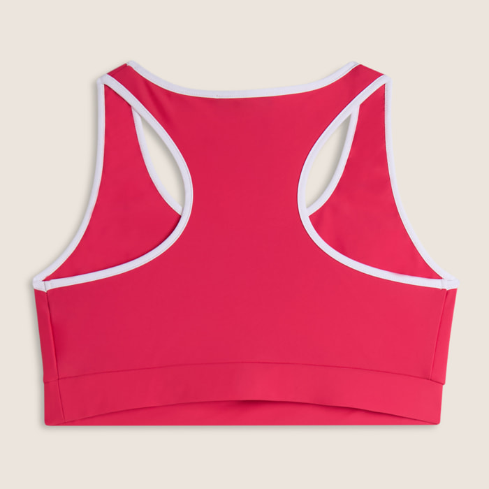 Reggiseno Sportivo con Supporto Medio e bordature a contrasto