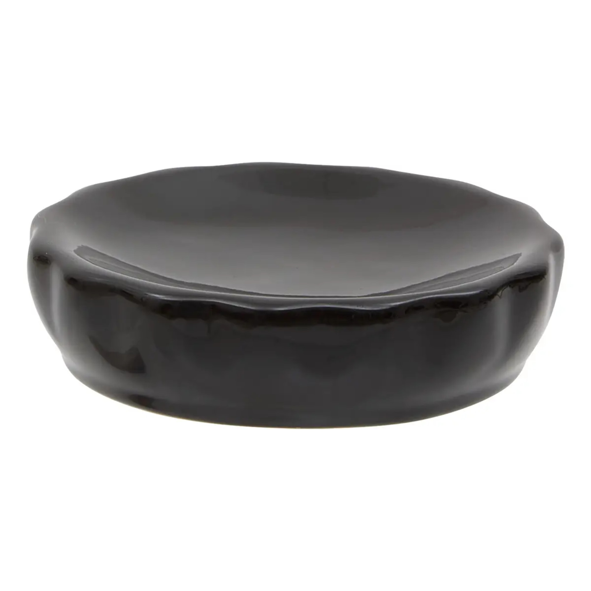 Porte-savon Colorama en céramique D.11cm noir
