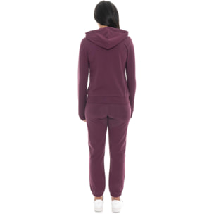 Chándal mujer Leone 1947 Apparel Never Without cremallera capucha invierno