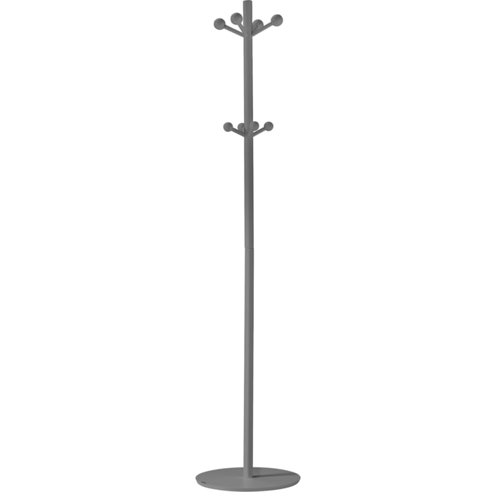 Perchero Unique madera haya gris 182x37x37 cm