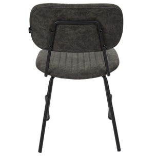 Chaise Taylor Gris - Lot De 2