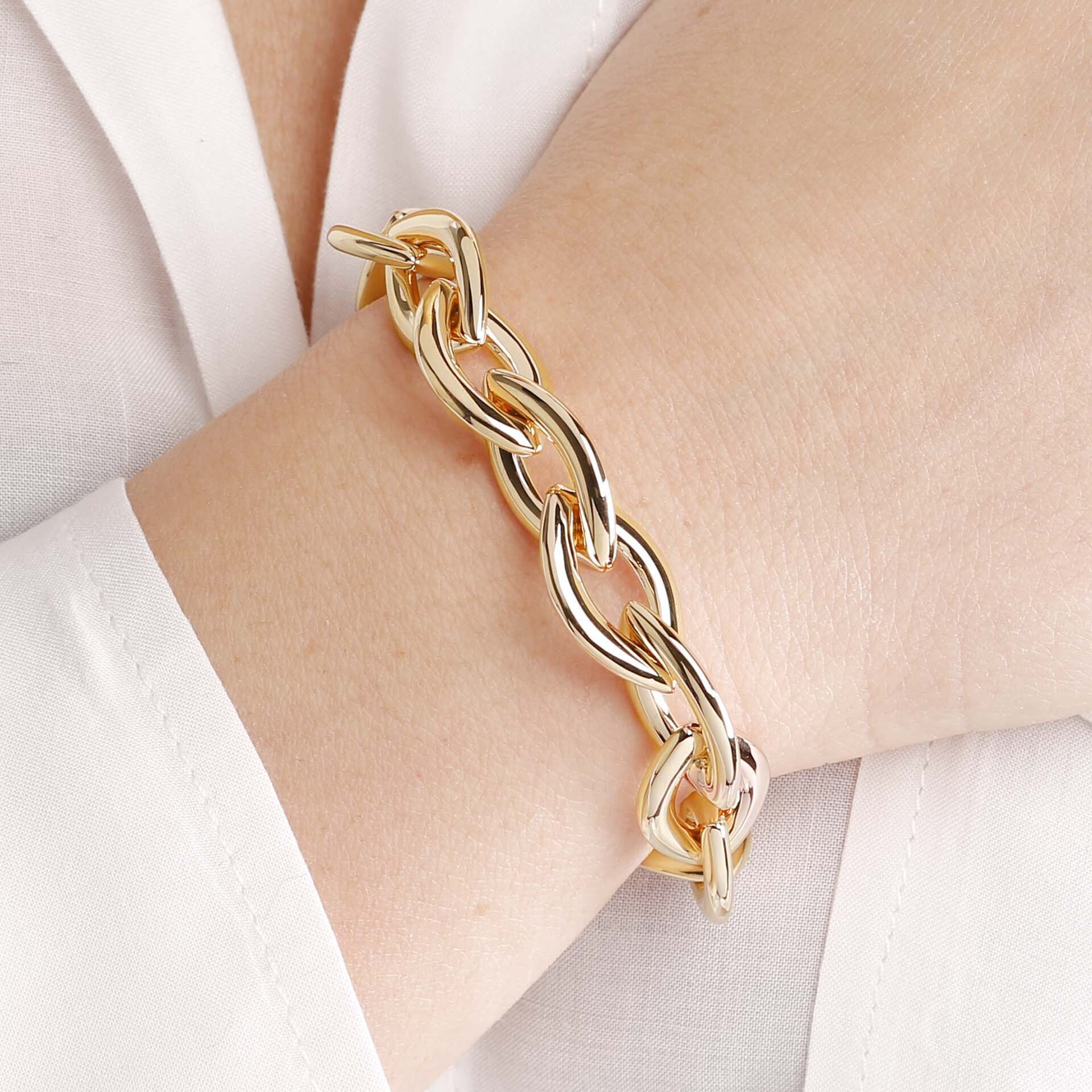 Bracciale Golden Catena Marquise Maxi Maglie