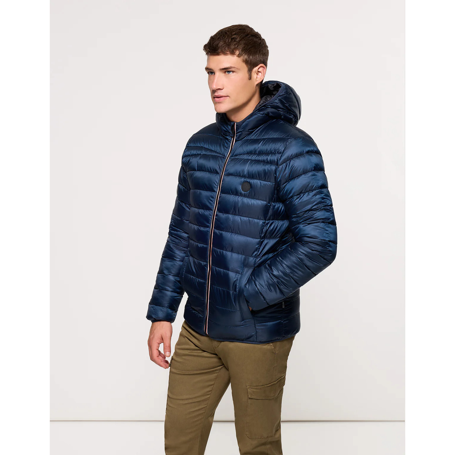 Chaqueta Azul Marino con Capucha - Tuck