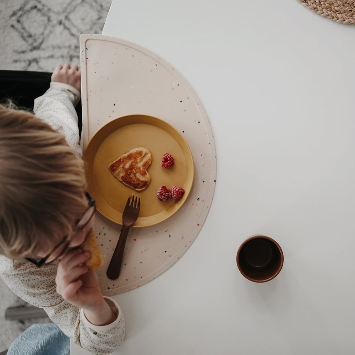 Mushie Pack Dos Platos Redondos Solid