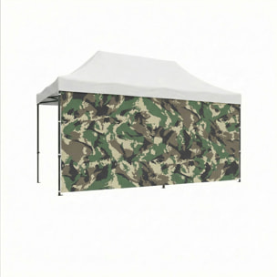 Telo laterale da 450x200h cm per gazebo da giardino camouflage