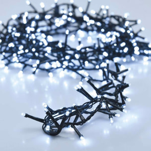 Luces de Navidad con 1000 LEDs en color blanco frío y 8 juegos de luz - 20m de longitud