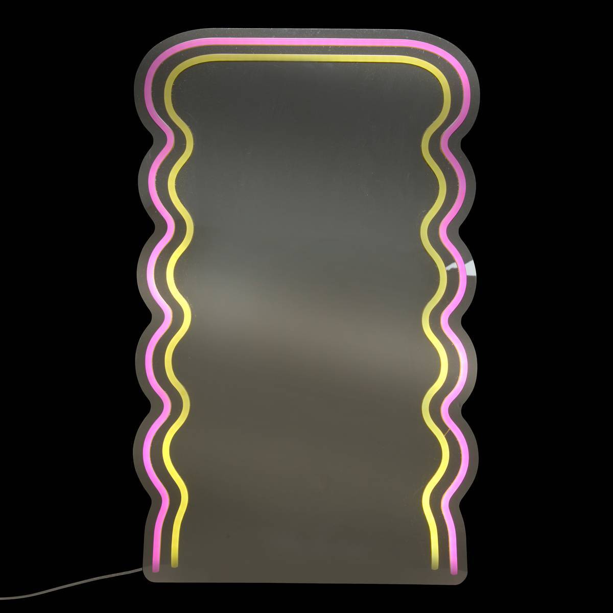 Néon LED Miroir Wavy 60x38cm