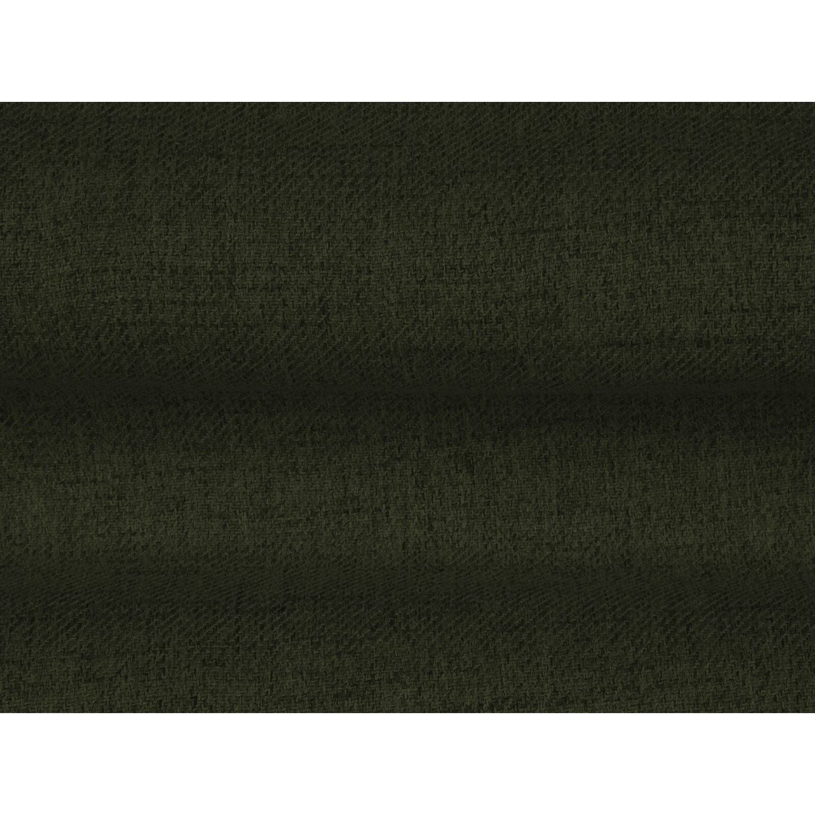 Méridienne gauche "Bali" en tissu structurel vert