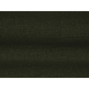 Méridienne gauche "Bali" en tissu structurel vert