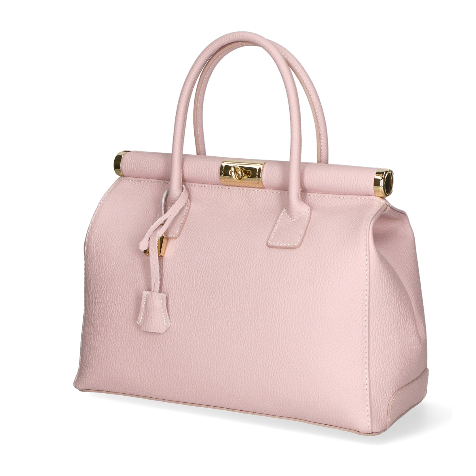 Borsa a mano da Donna Eleonora in Vera Pelle Made in Italy 26x35x16 cm