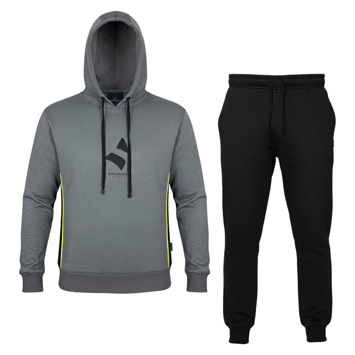 Tuta Uomo NAVIGARE Cotone Felpato Cappuccio