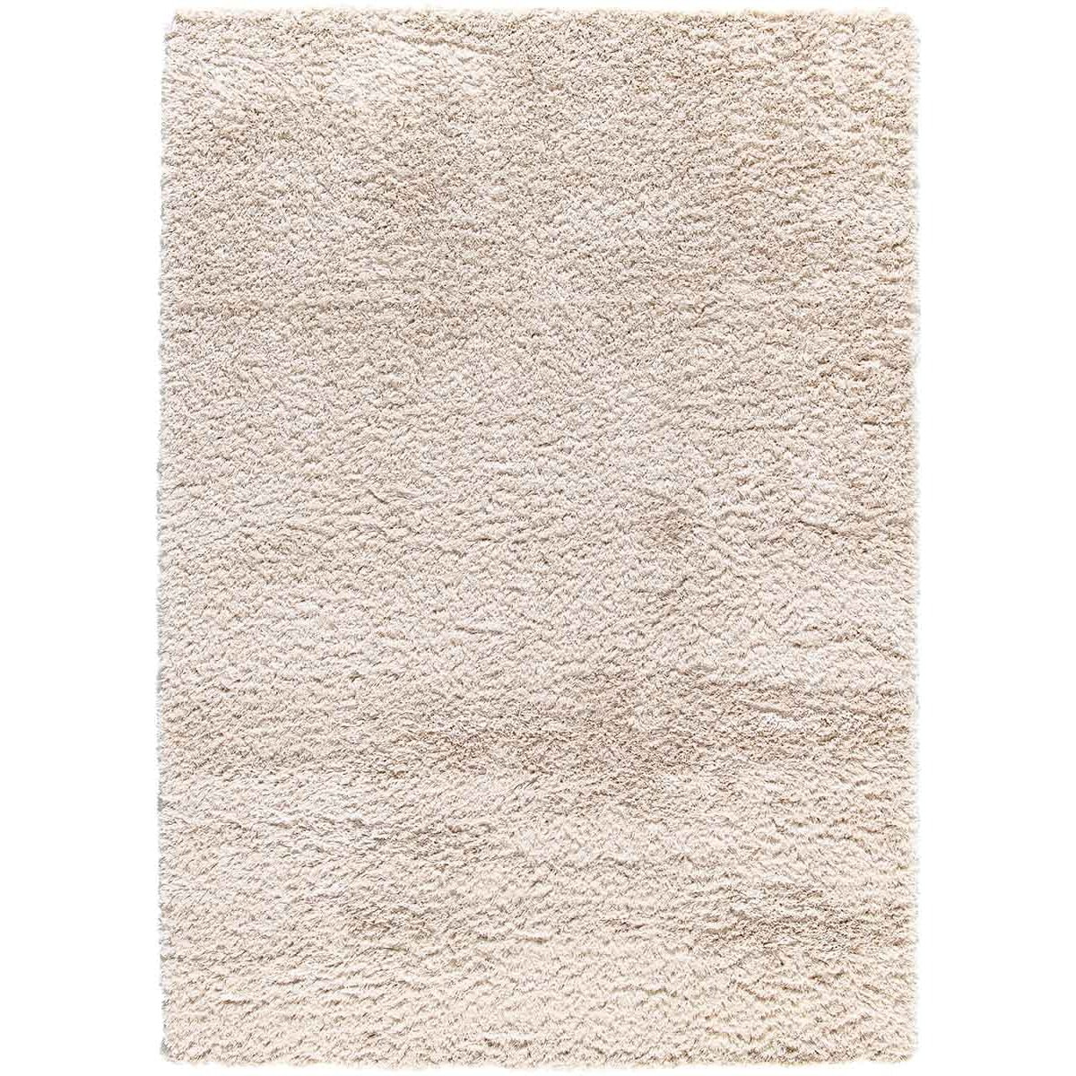 Tappeto shaggy salotto soggiorno crema