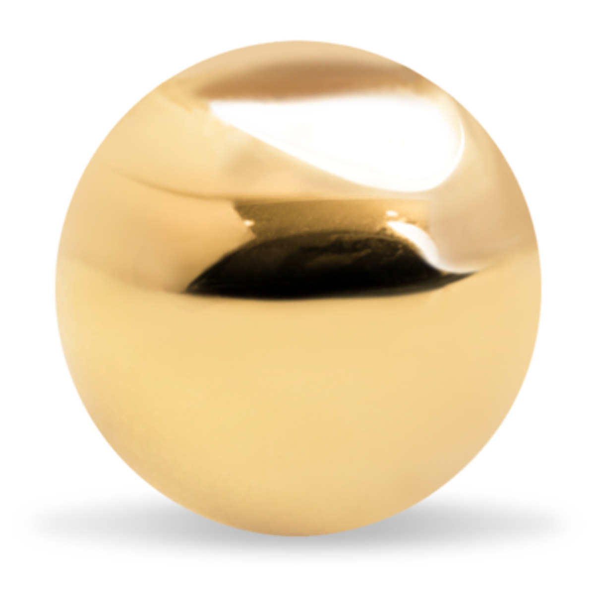 Pendiente Suelto Dots 3mm Plata Baño Oro