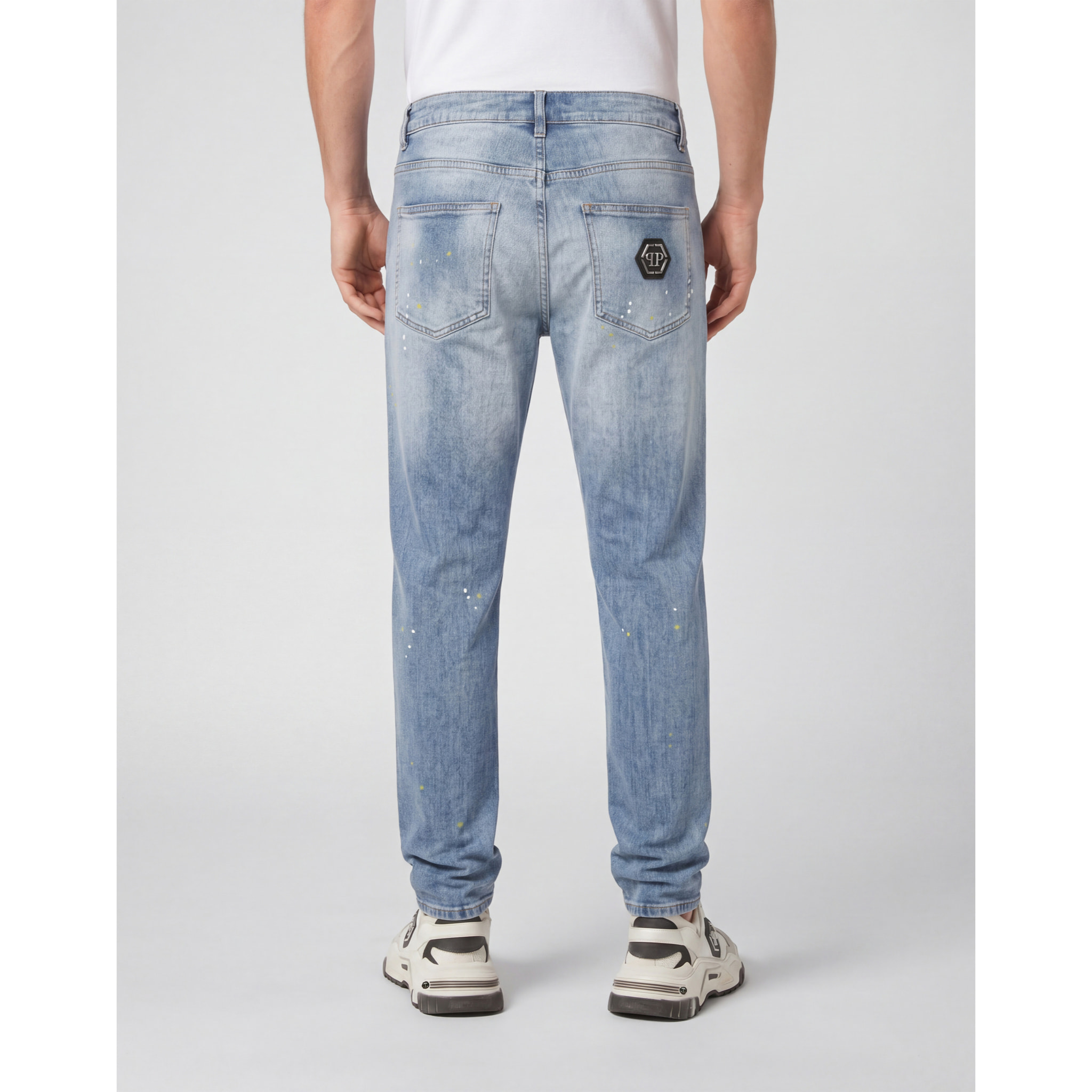 PHILIPP PLEIN Vaqueros de corte slim BASIC