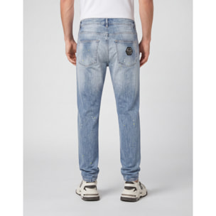 PHILIPP PLEIN Vaqueros de corte slim BASIC