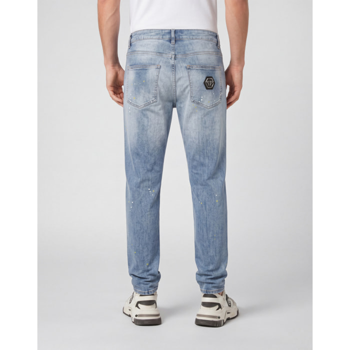 PHILIPP PLEIN Vaqueros de corte slim BASIC