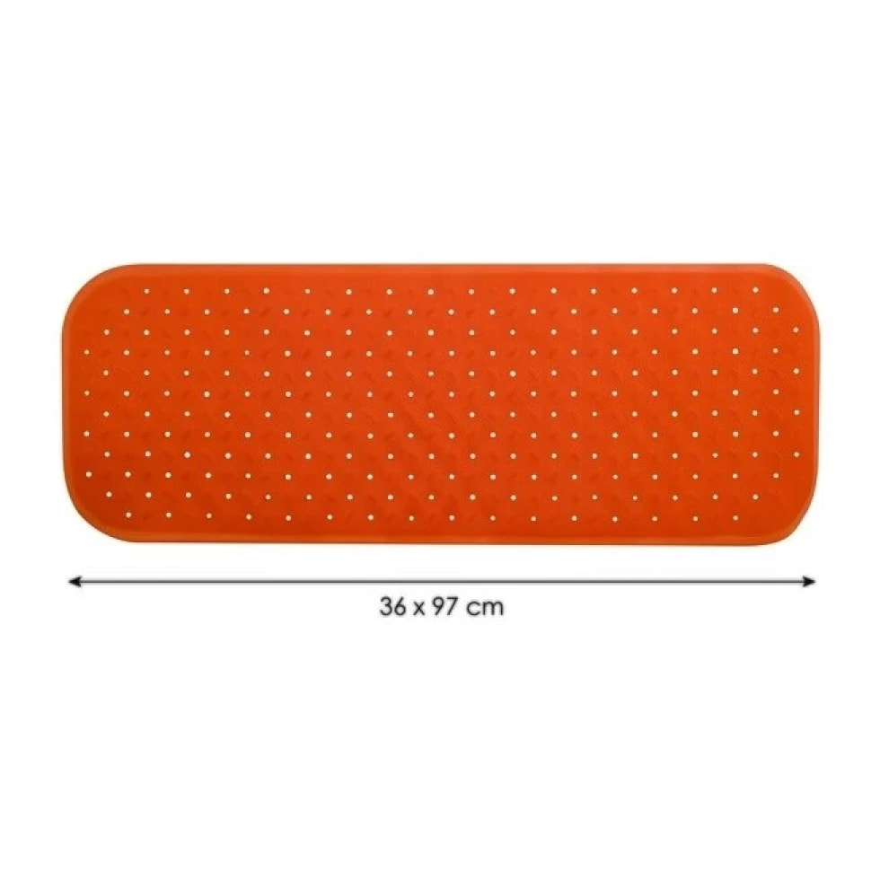 Tapis Fond de baignoire antidérapant Caoutchouc CLASS Orange MSV
