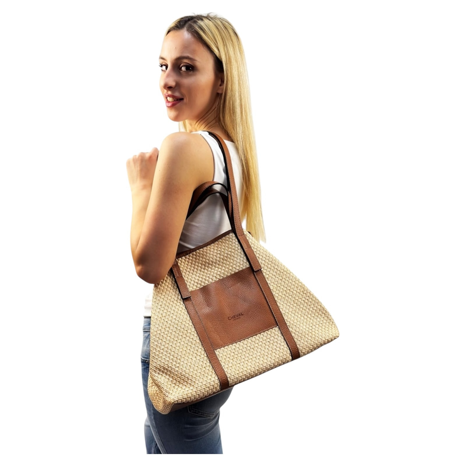 Bolso de Hombro Cheval Firenze Formentera New Camel