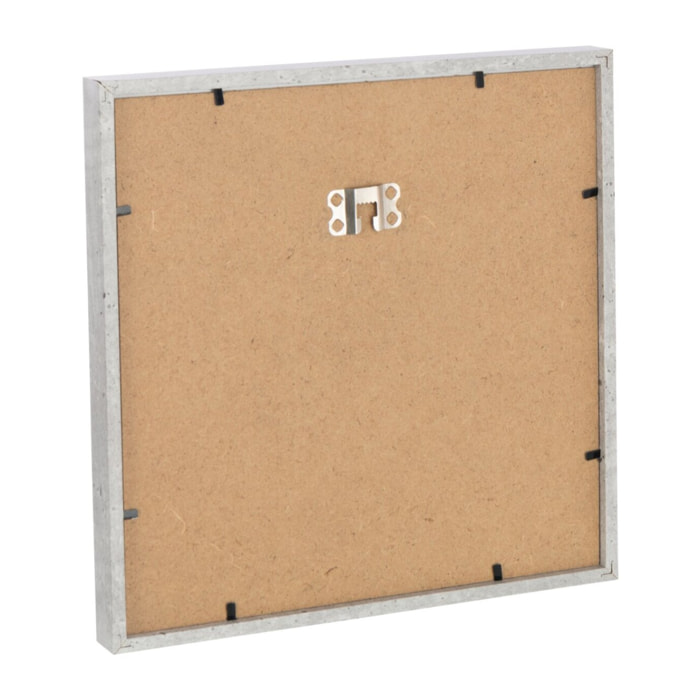 J-Line cadre photo Rectangle - bois - gris clair - 25 x 25 cm